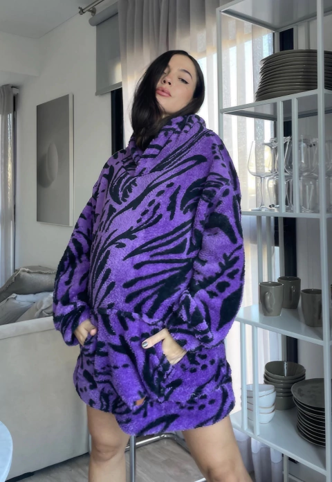 Canguro Corderito Super Soft Oversize - comprar online