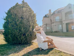 Vestido en lino manga corta Embarazo - loja online