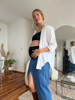 Falda de jean Para Embarazo en internet