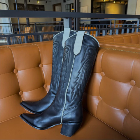 Bota Texana Austin Negro - comprar online