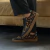 Zapatilla Lucky Negro Pelo Print - comprar online