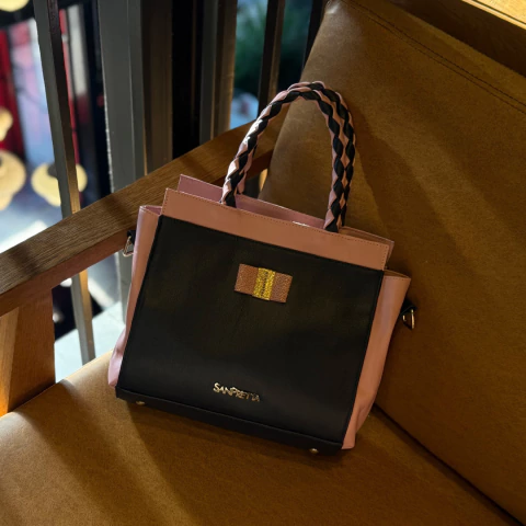 Cartera Theo Azul Rosa - comprar online