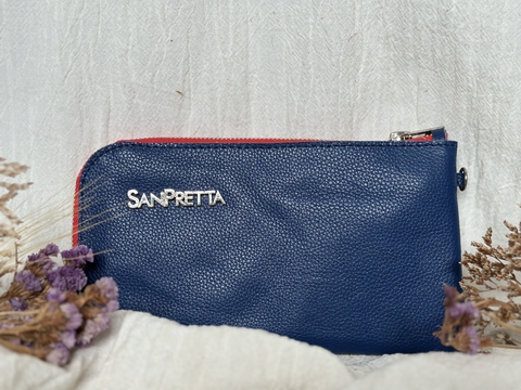 Billetera Felicia Azul Rojo - comprar online
