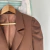 Blazer Paris Chocolate nico TALLE ÚNICO - San Pretta