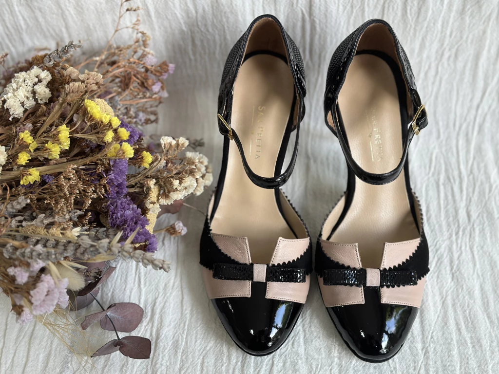Stilettos Chantal Negro Nude *PRE ORDER entrega aprox 30 Dias*
