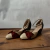 Taco Chino Justina Negro Panna Rojo - comprar online