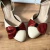 Taco Chino Justina Negro Panna Rojo - comprar online