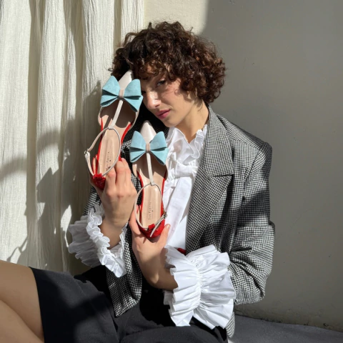 Chata Catherine Rojo Cielo - comprar online