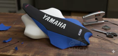 Funda de Asiento para Yamaha YFZ450R – Negro y Azul Ultragrip LCM - comprar online