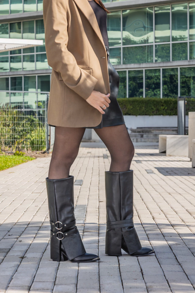 Bota VOLCAXL Cuero Negro — imagen 2