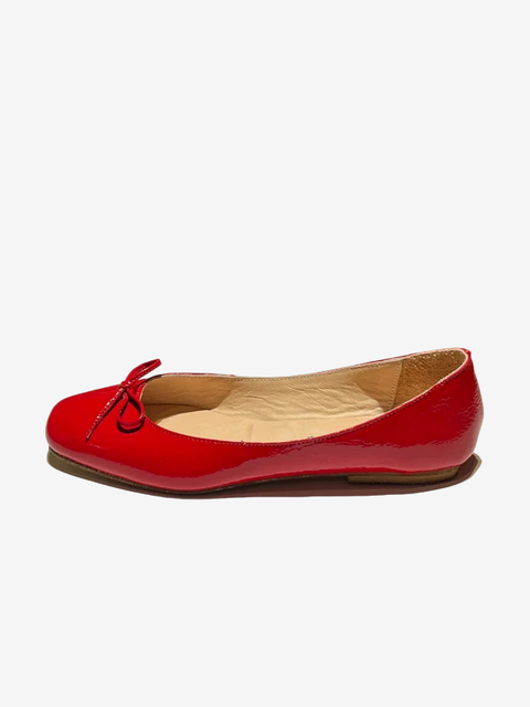 Chata Chic Charol Rojo - comprar online
