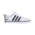 Zapatillas Adidas Hombre VS Pace 2.0, color blanco con tres franjas negras y detalles en negro.