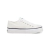 Zapatillas de plataforma John Foos 752 en color blanco, vista lateral.
