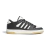 Zapatillas Adidas Break Start en color negro y blanco, vistas de perfil.