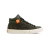 Zapatillas John Foos 178 Blend Green en color verde con detalles en naranja, diseño moderno y deportivo.