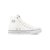 Zapatillas John Foos 184 en color blanco, modelo alto con cordones y detalles en gris.
