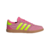 Zapatillas Adidas Breaknet Sleek JH6899 en color rosa con detalles en verde neón y suela marrón.