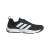 Zapatillas Adidas Rapidmove 2 Trainer en color negro con detalles en blanco, vistas de perfil.