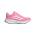 Zapatillas Adidas Response en color rosa con detalles en blanco.