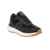 Zapatillas Addnice Atenas negras, con detalles en cuero y una suela de goma clara.
