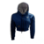 Moletom Feminino Cropped Azul Marinho Com Ziper na internet