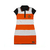 Vestido Polo Brown Faixa Laranja