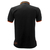 Polo Brown Preta Faixa Branca - Fundão Roupas