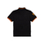 Polo Brown Preta Faixa Branca - comprar online