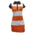 Vestido Polo Brown Faixa Laranja na internet