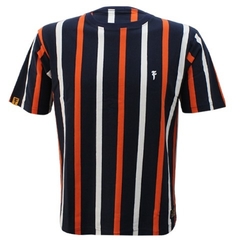 CAMISETA LISTRADA VERT AZUL