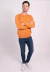 Sweater Fulfa Base Monaco Naranja - Pato Pampa