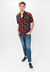 Camisa Corte Clasico Manga Corta Flores R-A - Pato Pampa