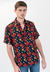 Camisa Corte Clasico Manga Corta Flores R-A