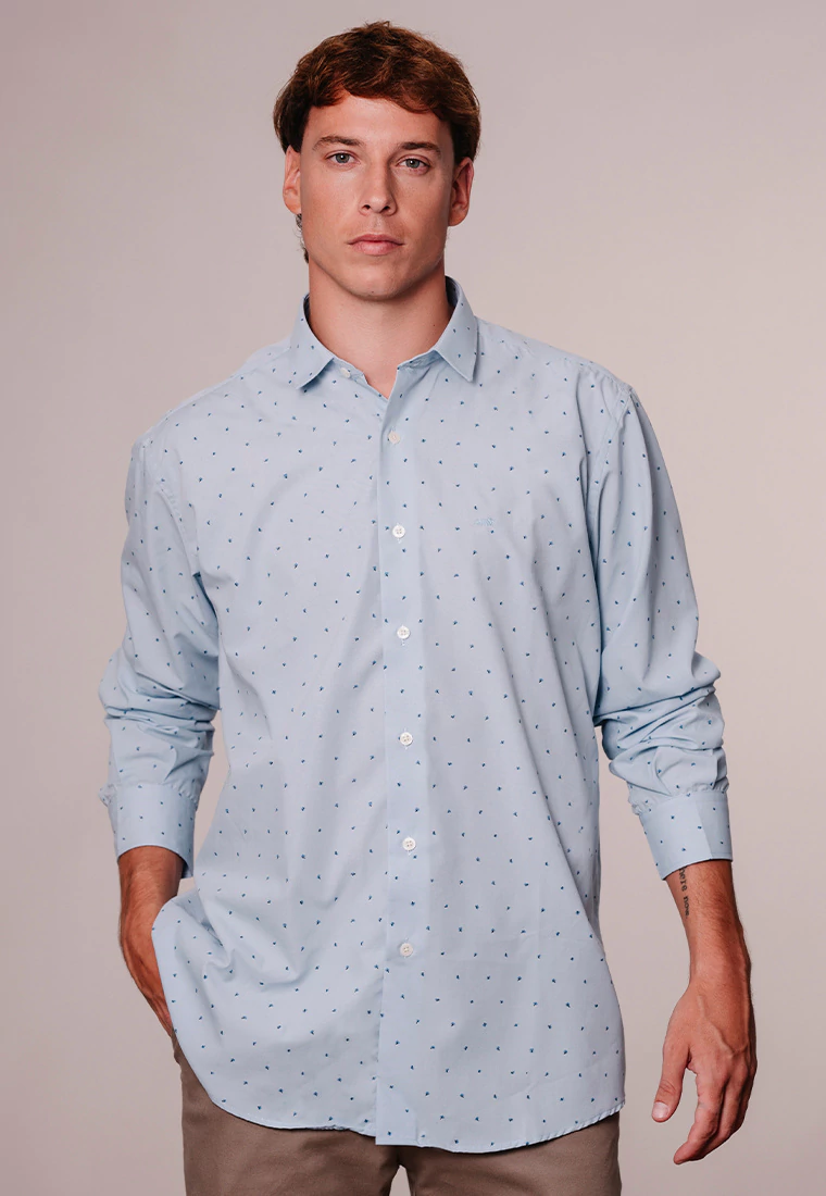 Camisa Corte Clasico Celeste Cop 1641 thumbnail 3