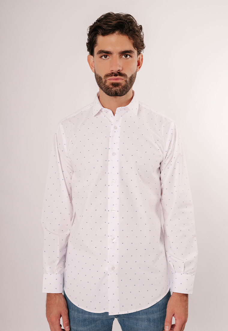 Camisa Corte Clasico Blanco Cop 1641 thumbnail 3