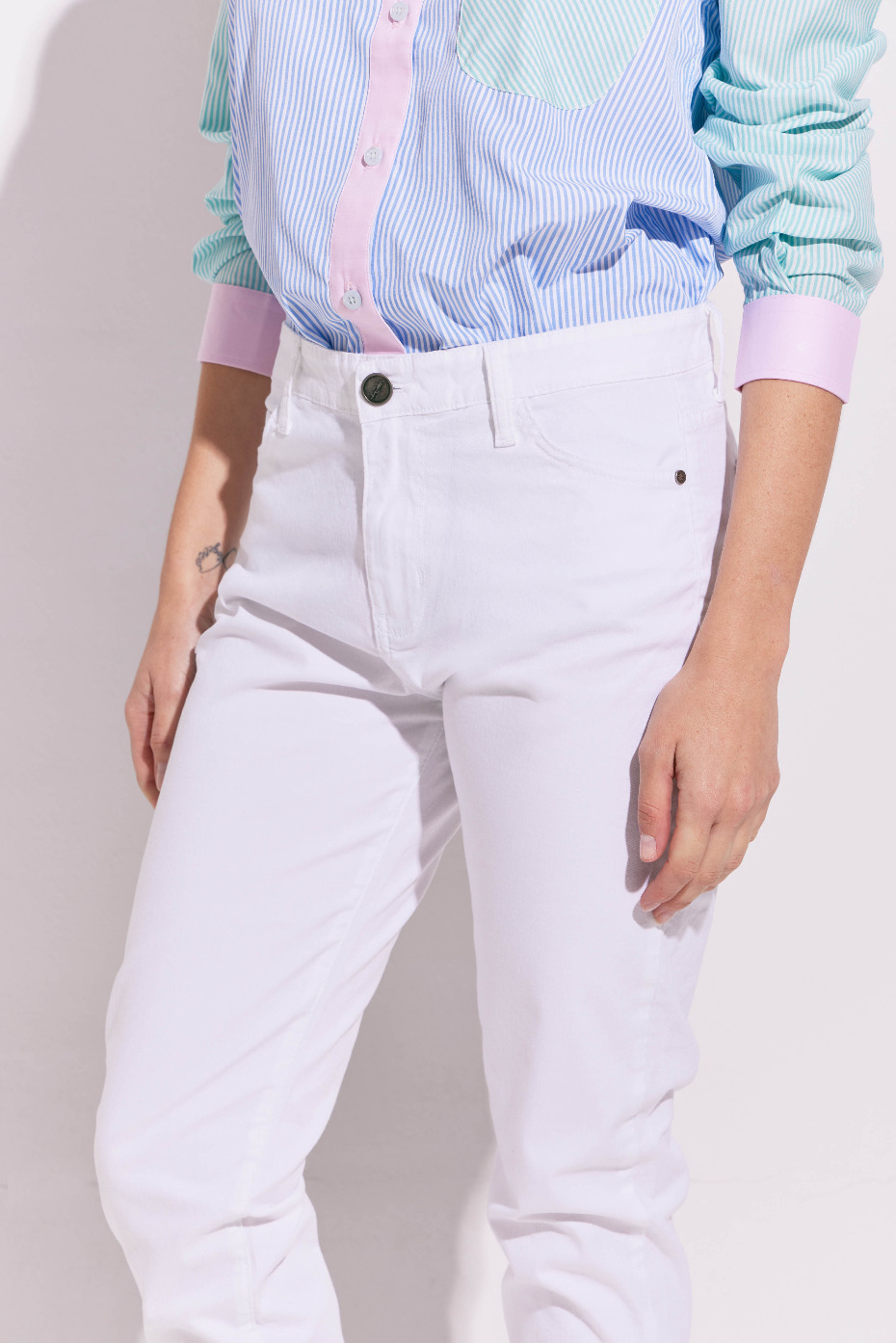 Pantalon Gabardina Maldivia Blanco thumbnail 3