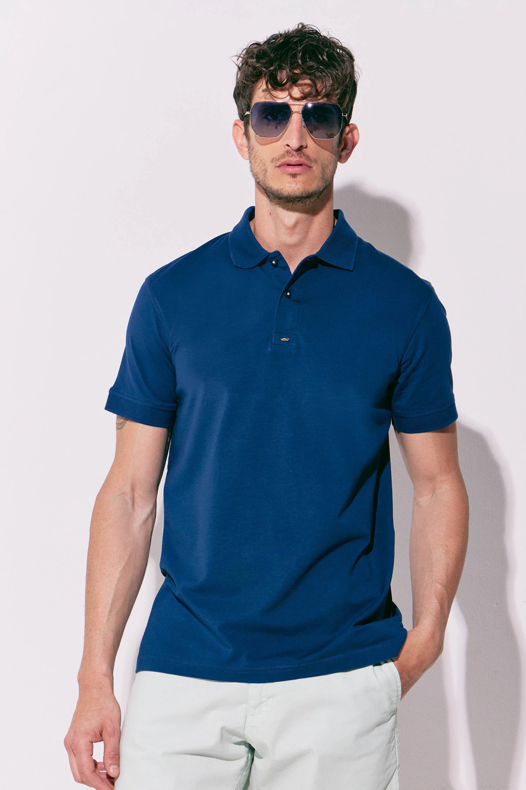 Chomba Pima Jersey c Spandex Marino thumbnail 3