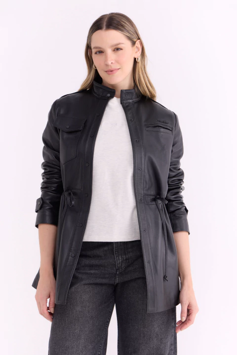 Chaqueta Cazadora Coralita Negro - comprar online