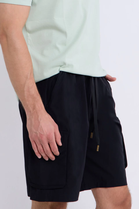 Bermuda Cargo Igor Negro - comprar online