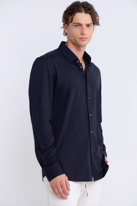 Camisa Tecno Manga Larga Sparky Marino - comprar online