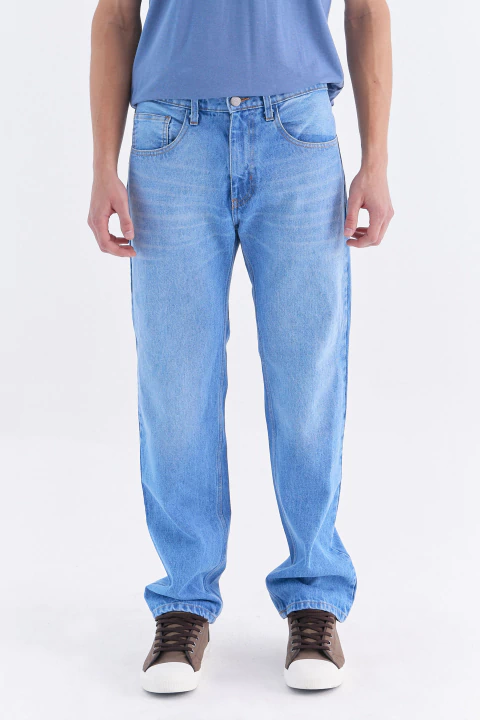 Jean Recto Tiro Medio Massimo - comprar online