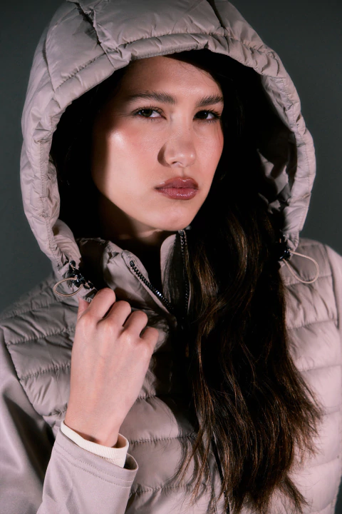 Campera Dama Combinada Abisinio Vison - comprar online