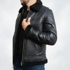 Abrigo WOOL - Negro - Lana Blanca - (copia) on internet