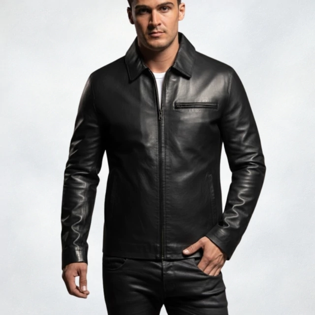 Campera Bone con cuello Italiano o Cuello camisa