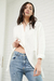 Camisa Lino Celeste. Talle S. Segunda