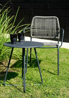 SET DE EXTERIOR RATAN GRIS en internet