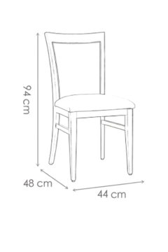SILLA COMEDOR - DESING E106 en internet