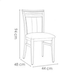 SILLA COMEDOR - DESING EA106 - La Campiña de Funes
