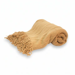 MANTA LINEAS BEIGE