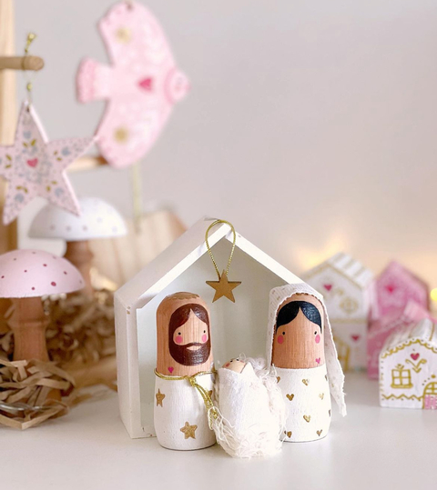 PESEBRE MINI BLANCO - comprar online